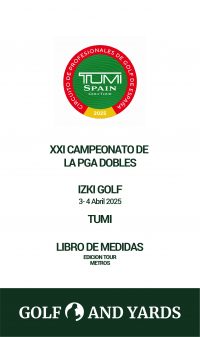 Libro de medidas Campeonato de España dobles PGA