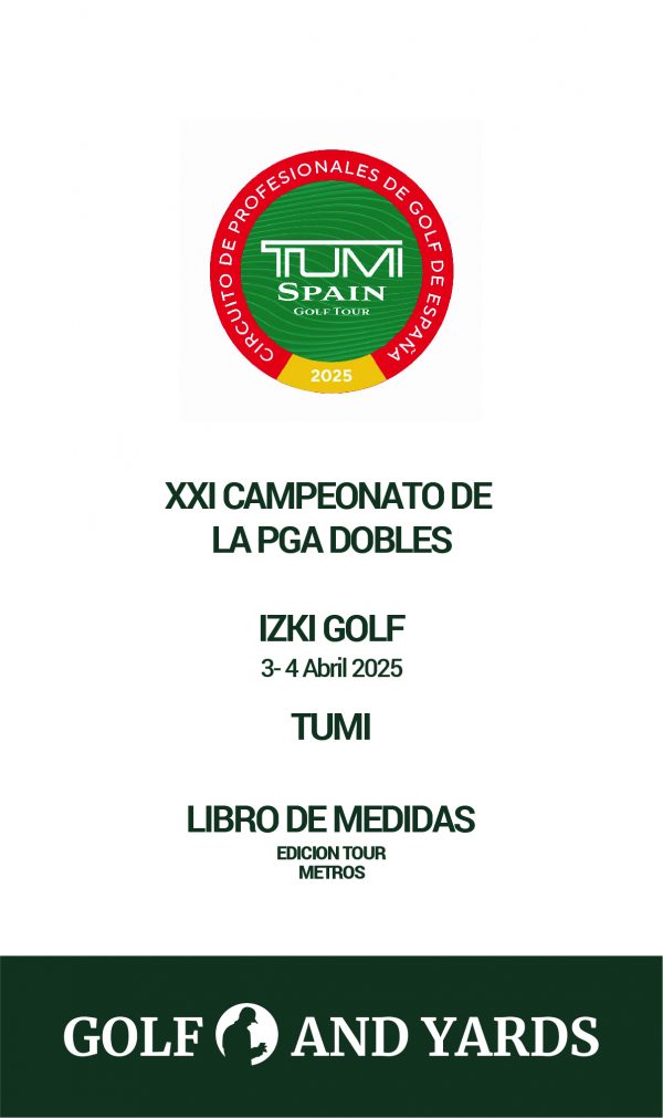 Libro de medidas Campeonato de España dobles PGA