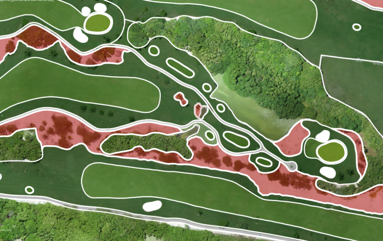 Topografía-Campo de golf